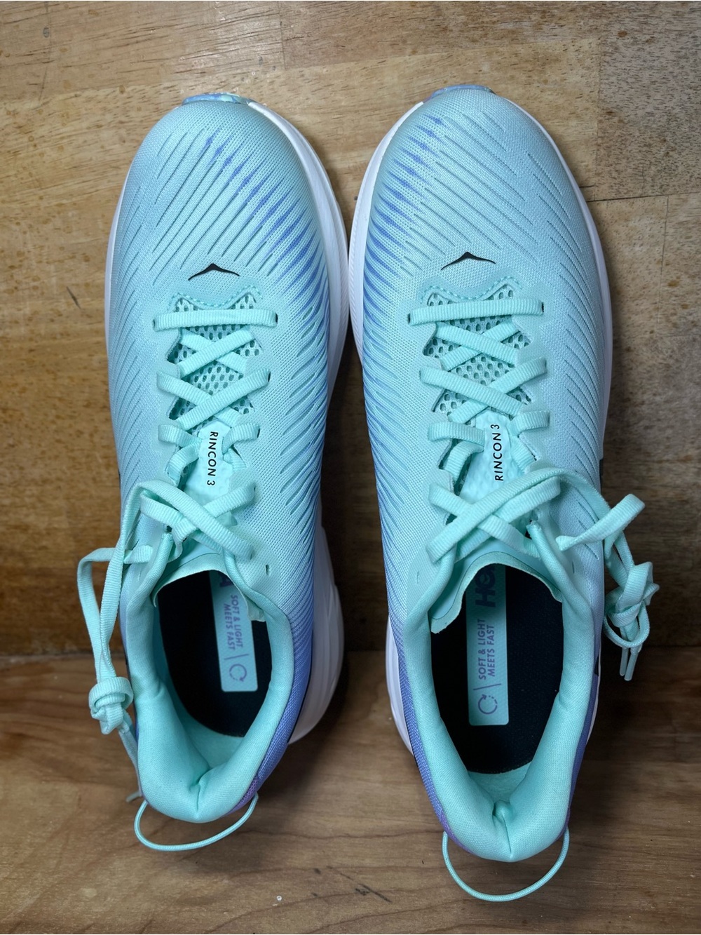Hoka One One Rincon 3 Womens Size 11 Running Shoes Sneakers Sunlit Ocean - Picture 6 of 9